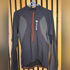 Hincapie Men's Charcoal Long Sleeve Cycling Jersey